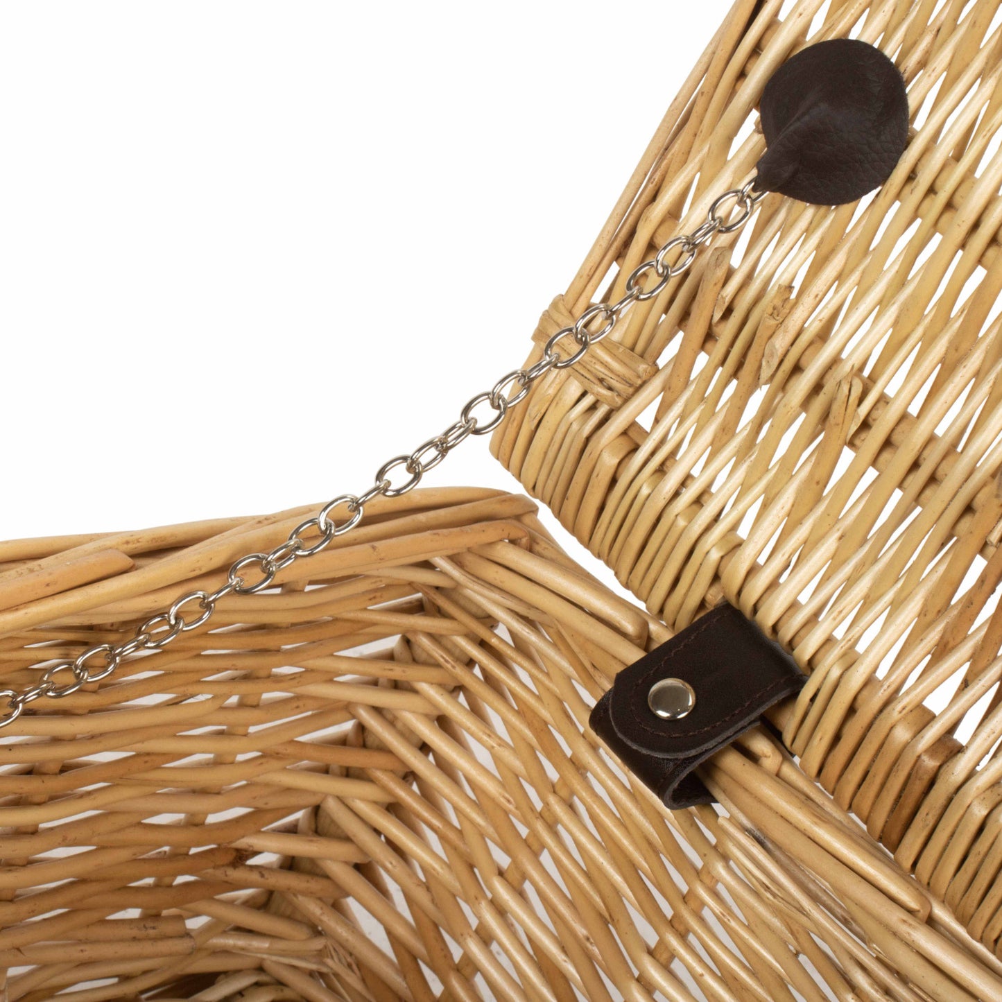 14 Inch Buff Willow Wicker Hamper