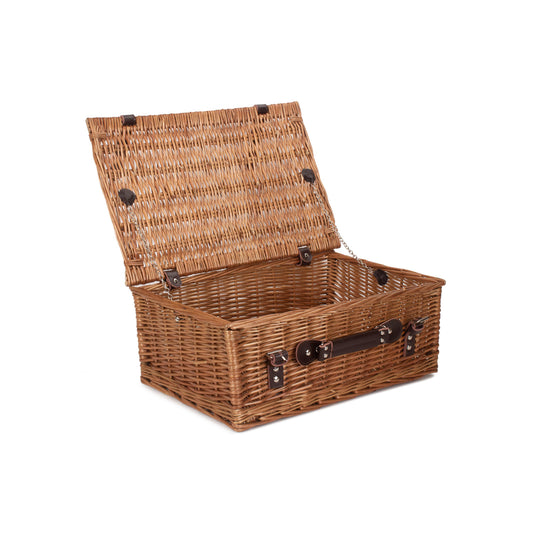 18 Inch Double Steamed Willow Hamper Trunk