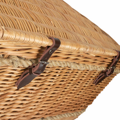 28 Inch Rope Handled Willow Hamper Trunk