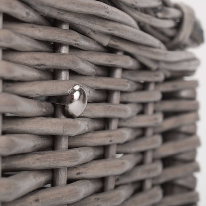 14 Inch Antique Wash Willow Hamper