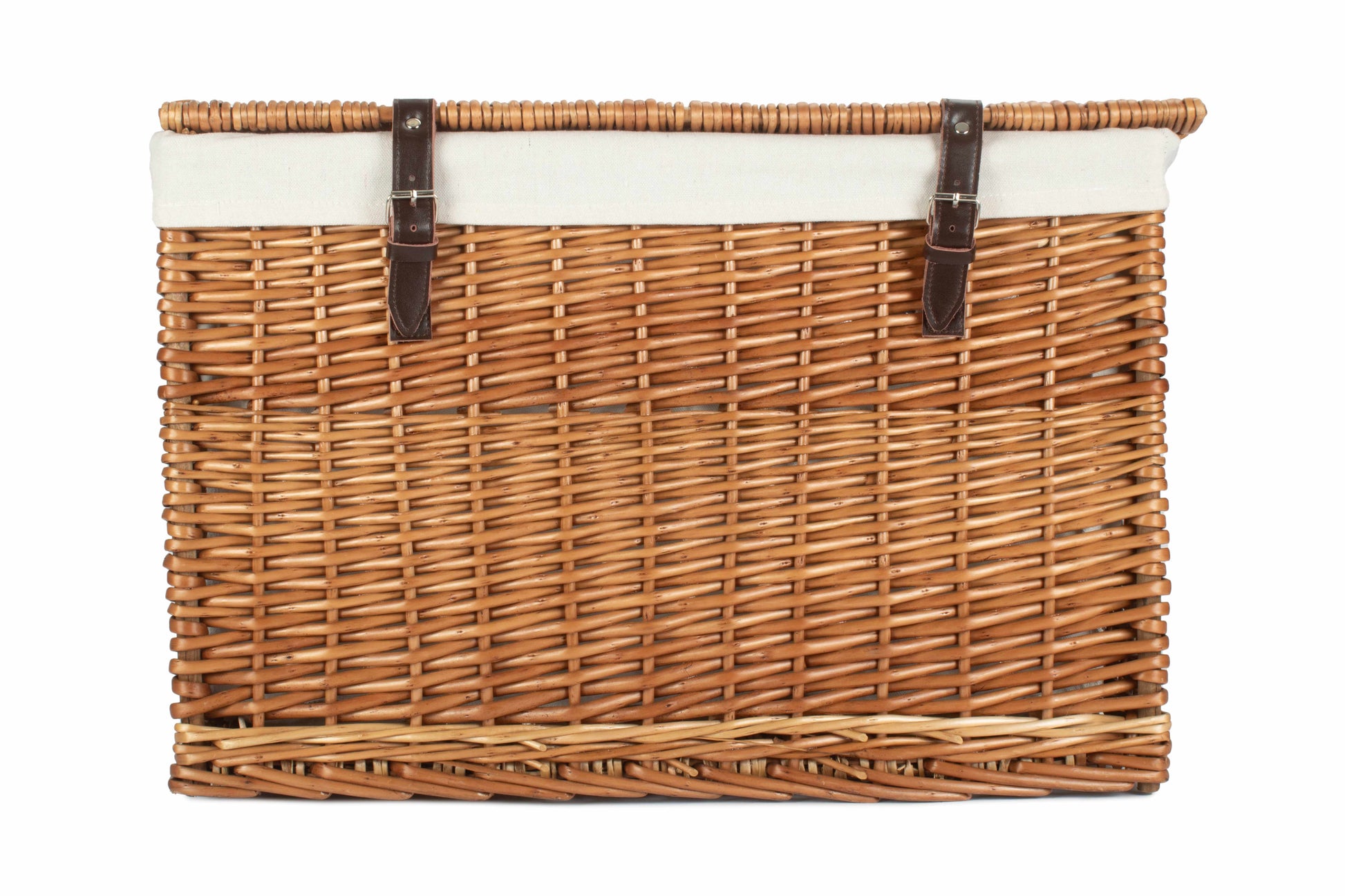 24" Double Steamed Chest Hamper Trunk with White Lining