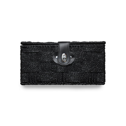 Small Paper Rope Hamper - Black