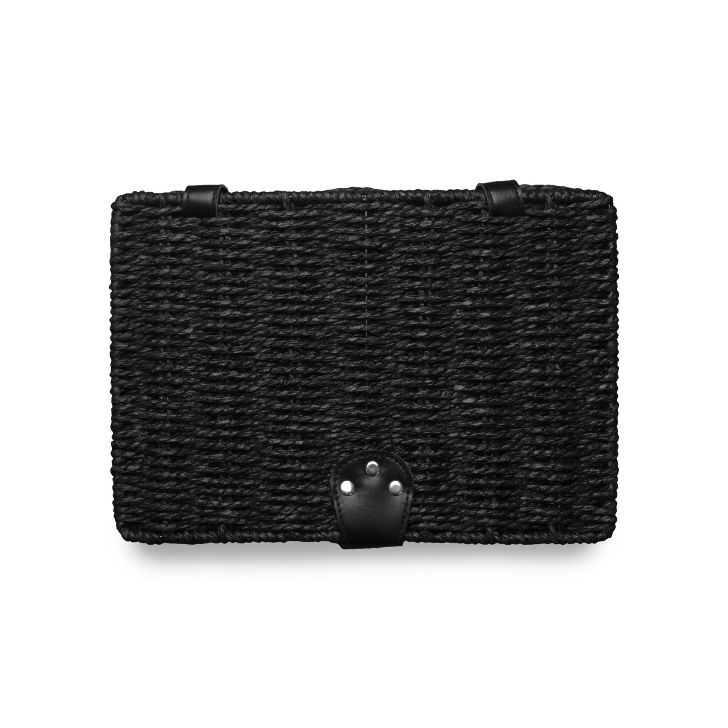 Small Paper Rope Hamper - Black