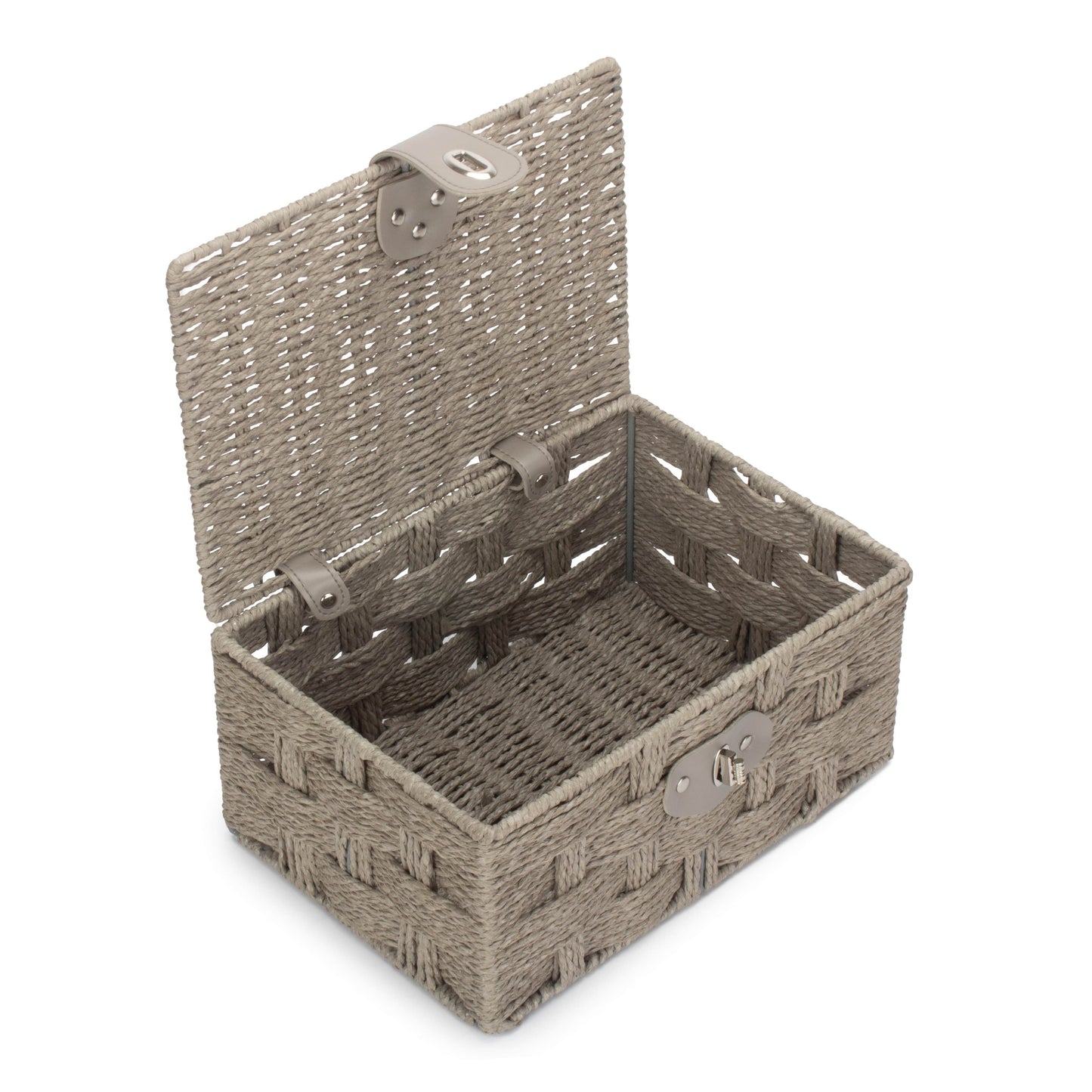 Small Paper Rope Hamper - Grey