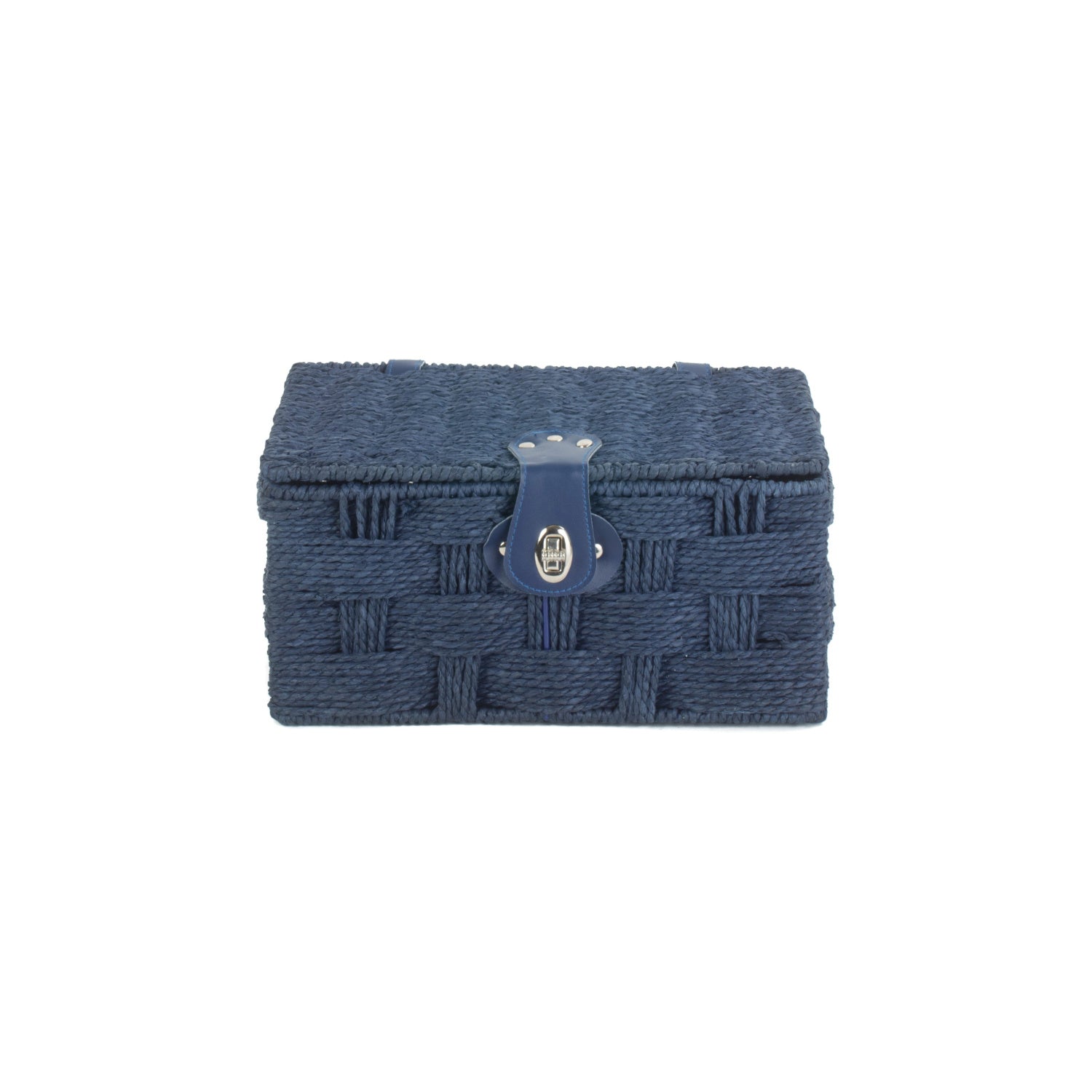 Small Paper Rope Hamper - Blue