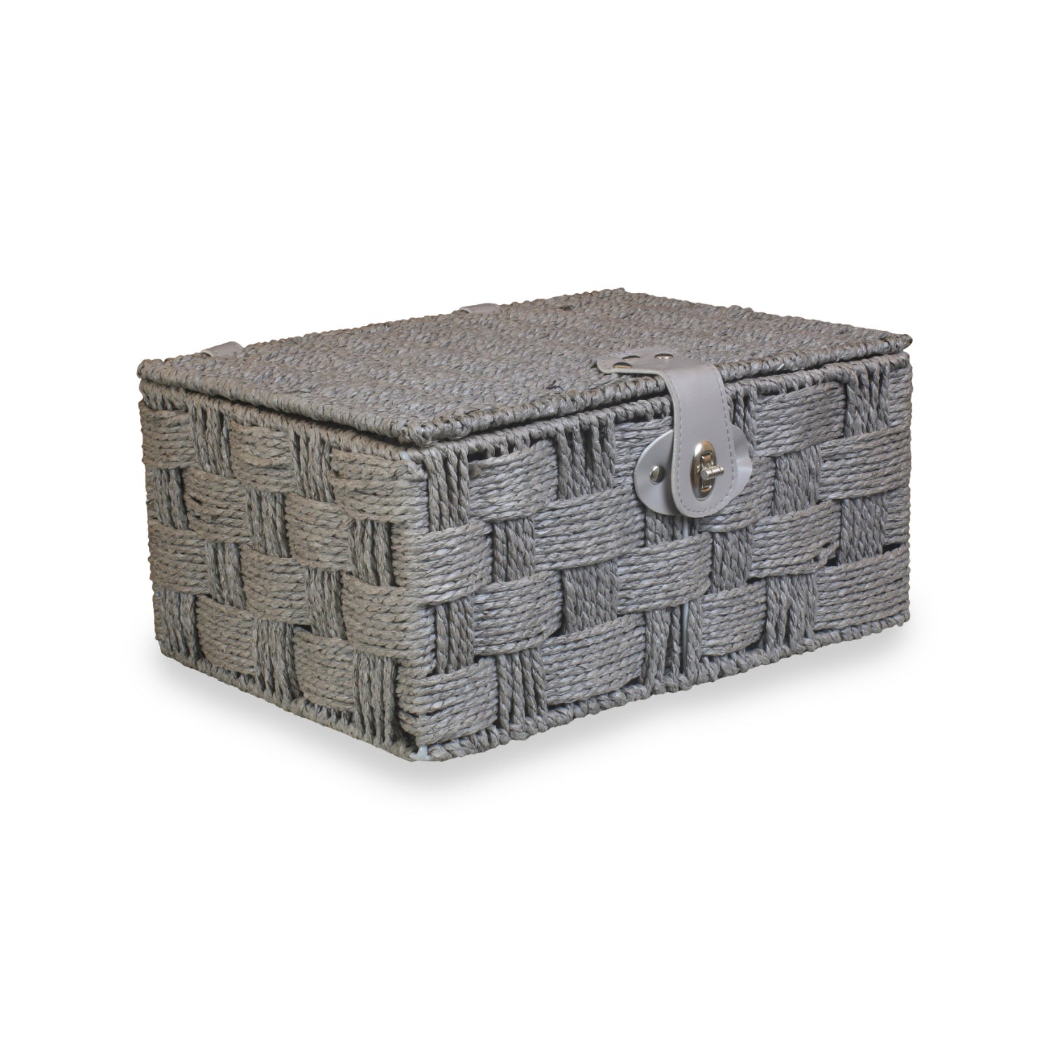Medium Paper Rope Hamper - Grey & Wovenhill