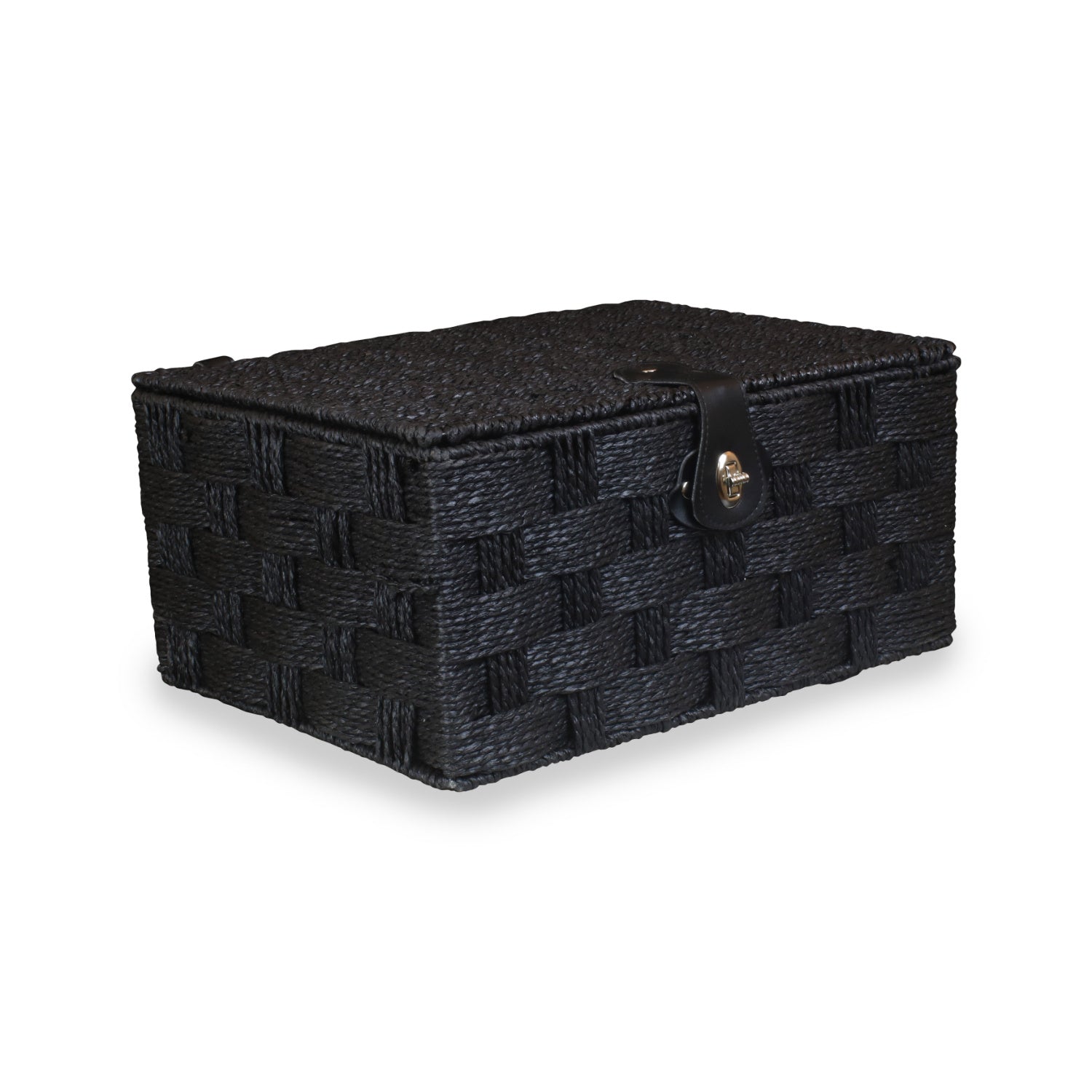 Large Paper Rope Hamper - Black
