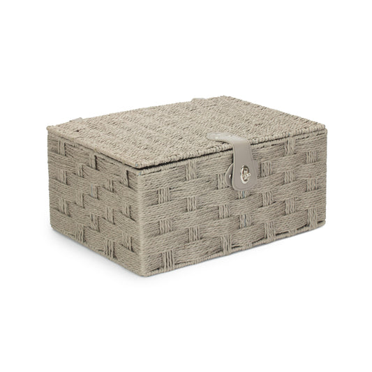 Large Paper Rope Hamper - Grey