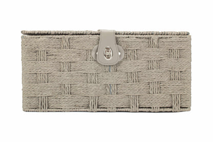 Large Paper Rope Hamper - Grey