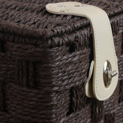 Extra Large Paper Rope Hamper - Brown