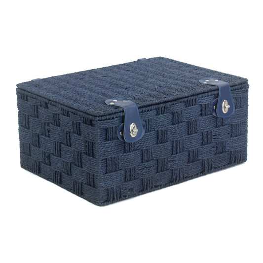 Extra Large Paper Rope Hamper - Blue
