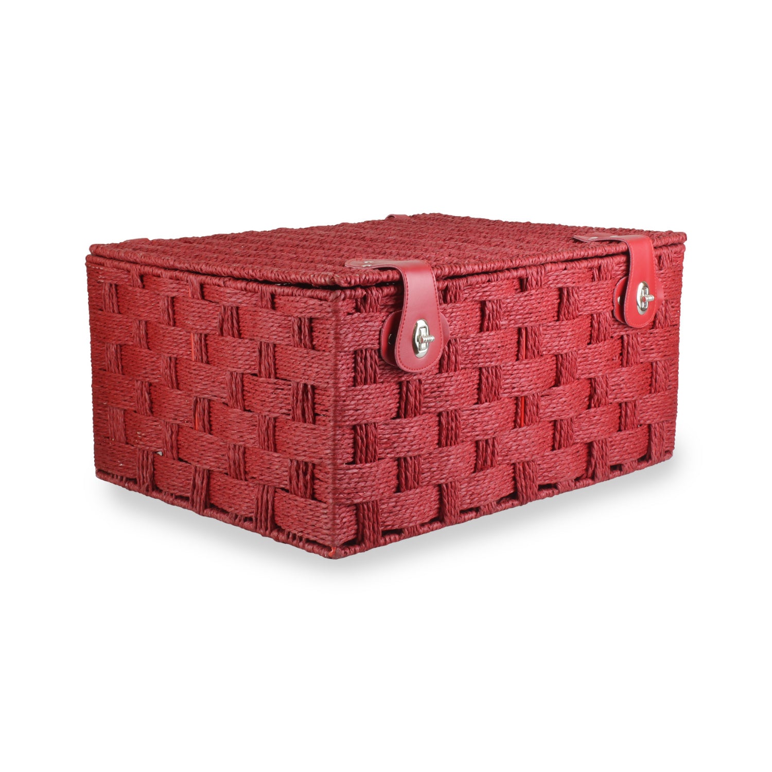 Extra Large Paper Rope Hamper - Red