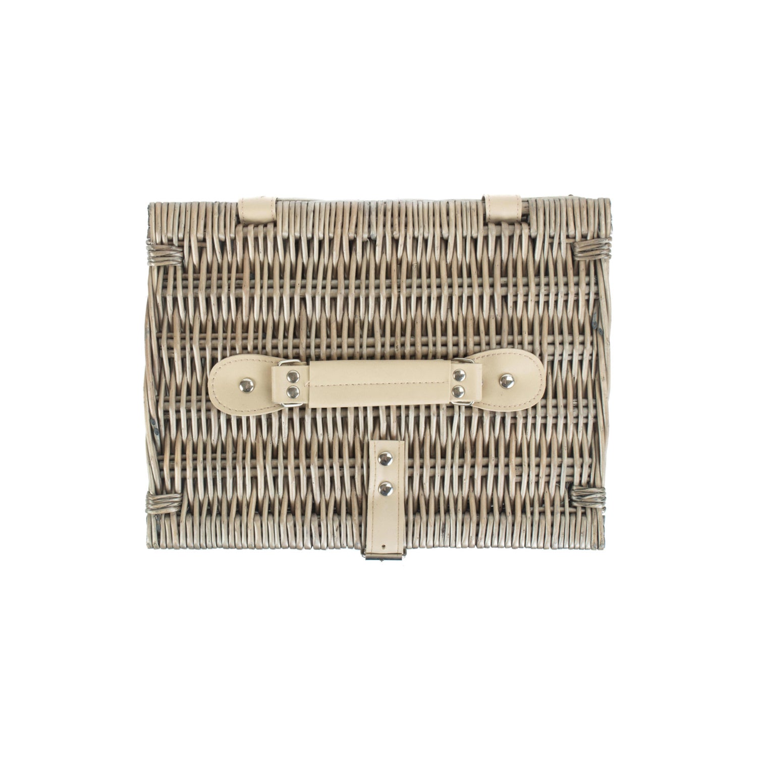 10 Inch Antique Wash Split Willow Hamper