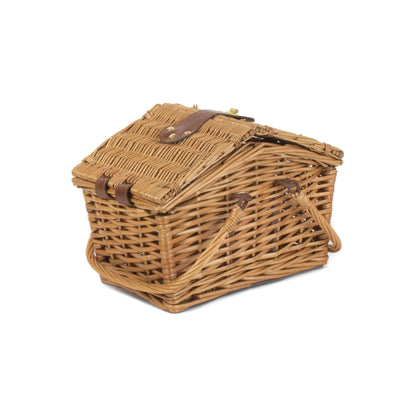 Light Steamed Willow Swing Handled Picnic Hamper
