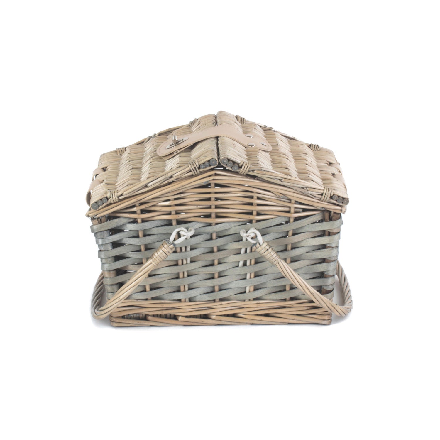 Poplar Antique Wash Swing Handled Hamper