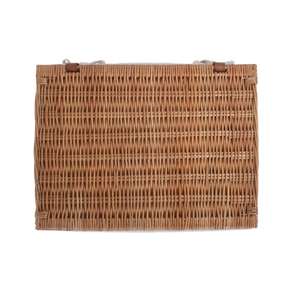 Extra Large Double Steamed Willow Storage Hamper with White Lining