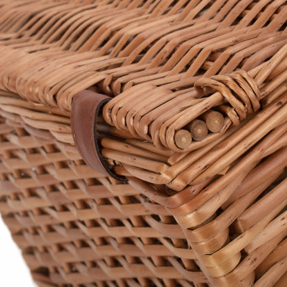 14 Inch Light Steamed Willow Chest Hamper