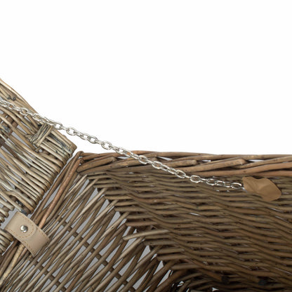 22 Inch Antique Wash Willow Hamper