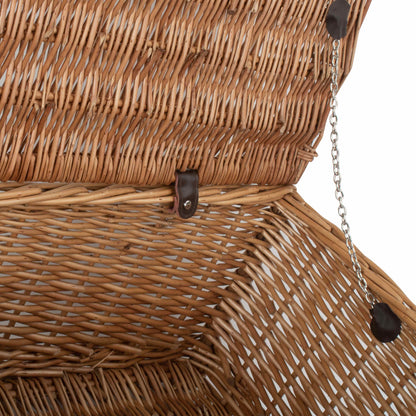 22 Inch Double Steamed Willow Hamper