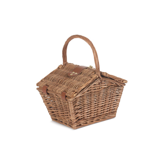 Small Elegant Willow Picnic Hamper Basket