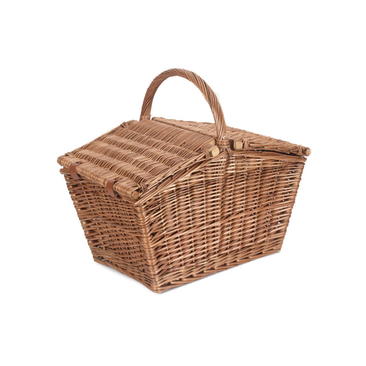Large Elegant Willow Picnic Hamper Basket