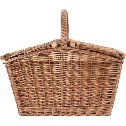 Large Elegant Willow Picnic Hamper Basket