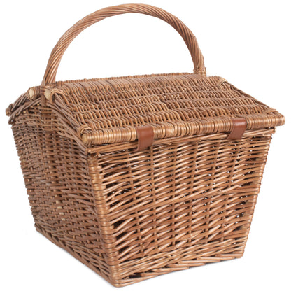 Large Elegant Willow Picnic Hamper Basket
