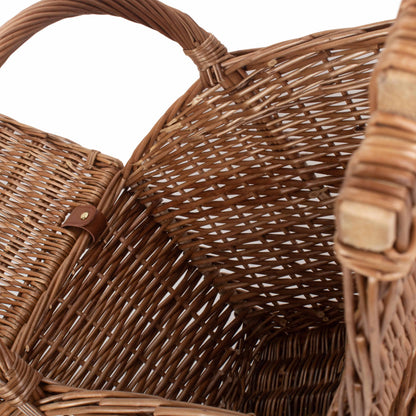 Large Elegant Willow Picnic Hamper Basket