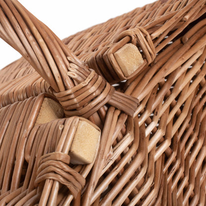 Large Elegant Willow Picnic Hamper Basket