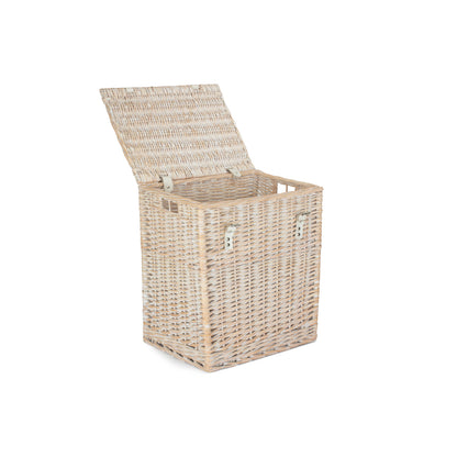 Size 1 - White Wash Willow Vintner Storage Hamper
