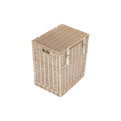 Size 1 - White Wash Willow Vintner Storage Hamper