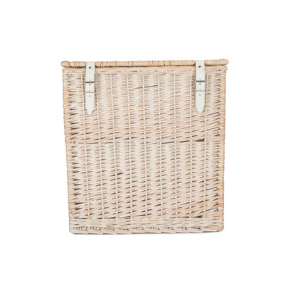 Size 2 - White Wash Willow Vintner Storage Hamper