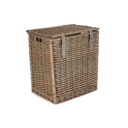 Size 1 - Antique Wash Willow Vintner Storage Hamper