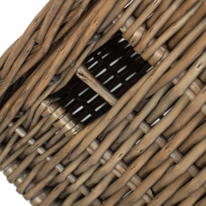 Size 1 - Antique Wash Willow Vintner Storage Hamper