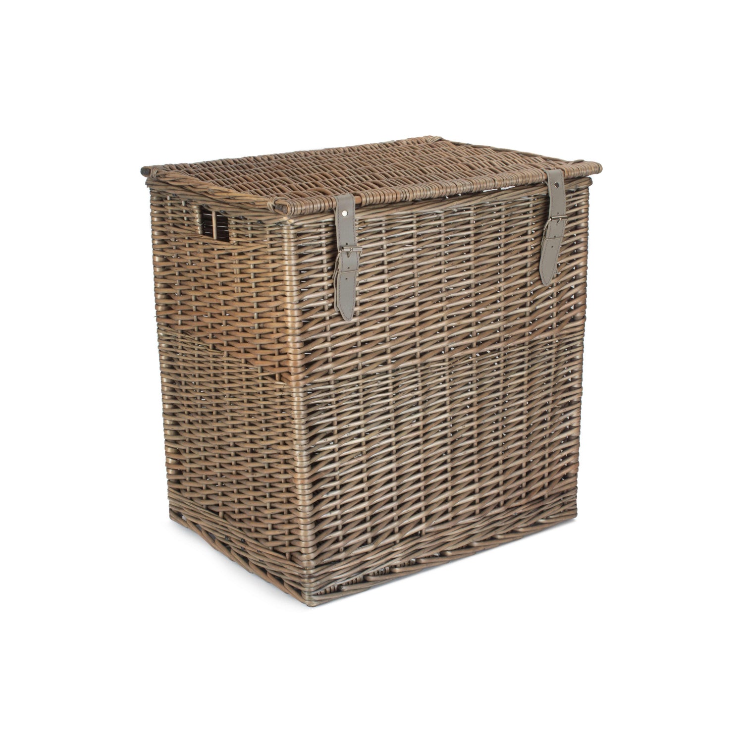 Size 2 - Antique Wash Willow Vintner Storage Hamper