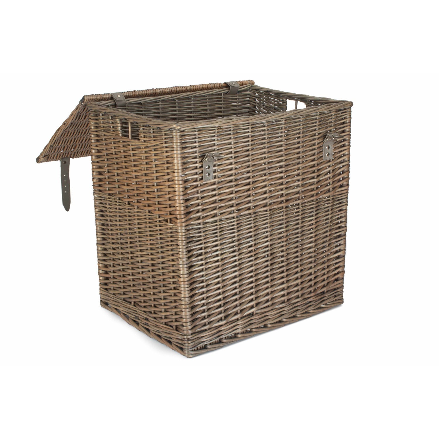Size 2 - Antique Wash Willow Vintner Storage Hamper