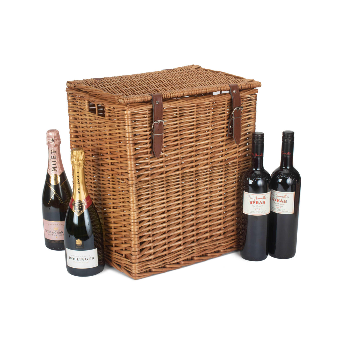 Double Steamed Willow Vintner Storage Hamper