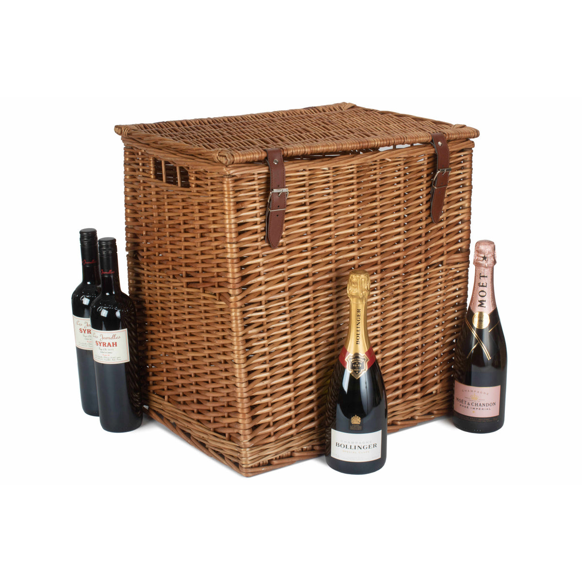 Double Steamed Willow Vintner Storage Hamper