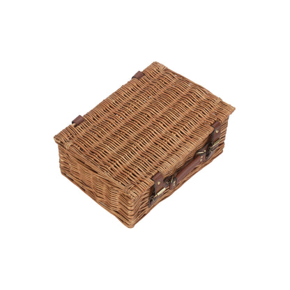 14 Inch Light Steamed Willow Hamper