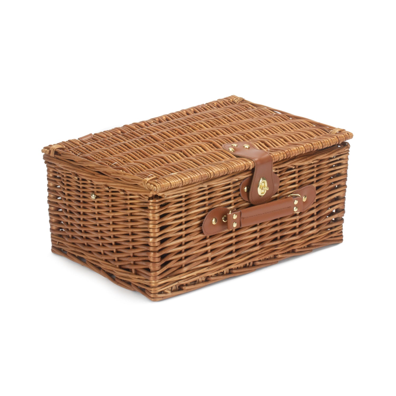 2 Person Blue Tweed Hamper