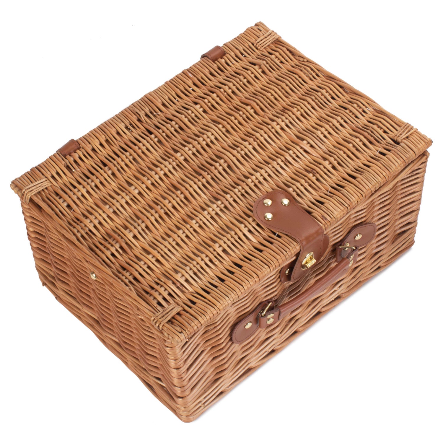 2 Person Blue Tweed Hamper