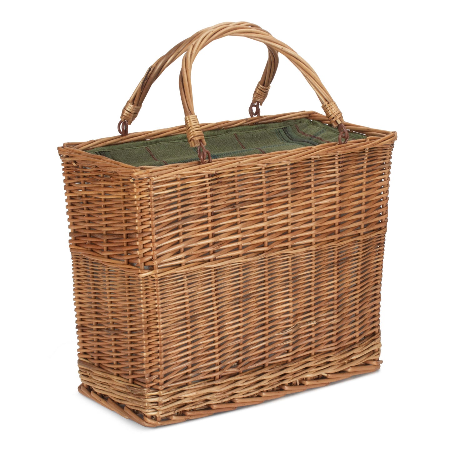 Green Tweed Cooler Basket