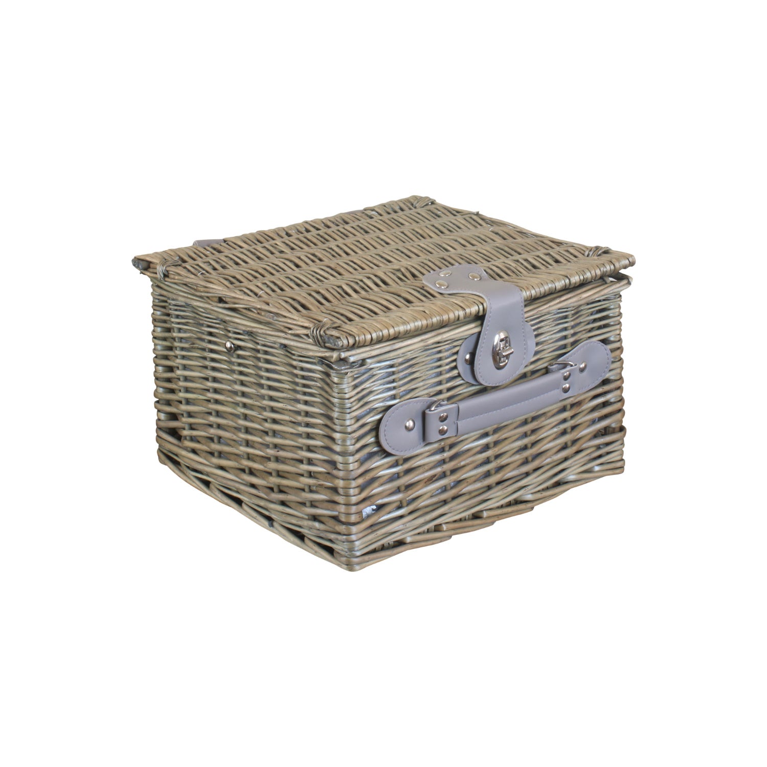 2 Person Grey Checked Chiller Hamper