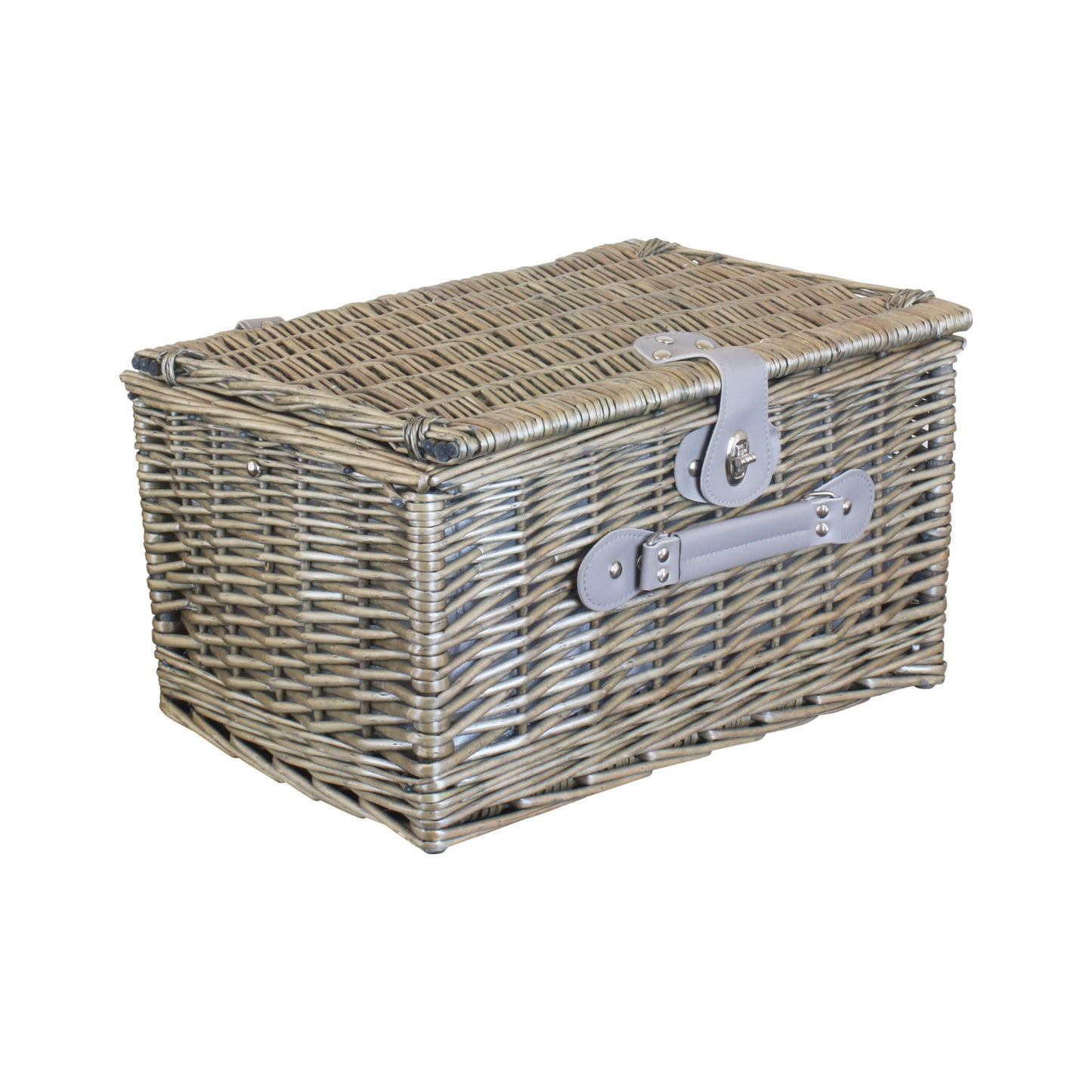 4 Person Grey Checked Chiller Hamper