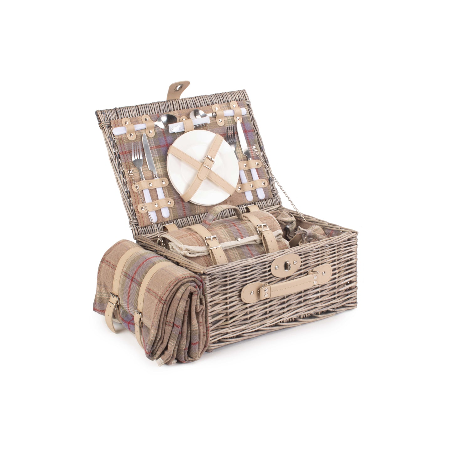 2 Person Lavender Tartan Hamper