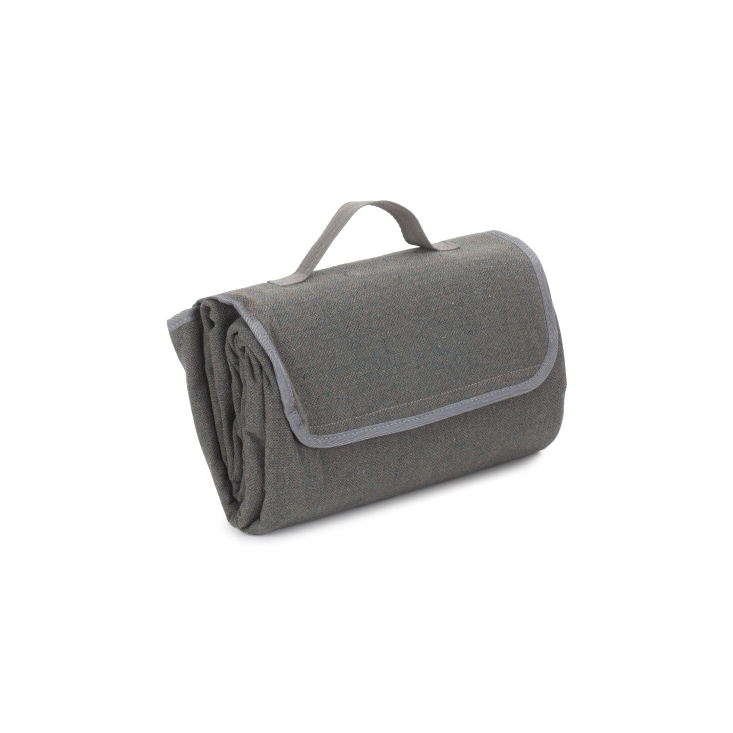 2 Person Grey Tweed Hamper