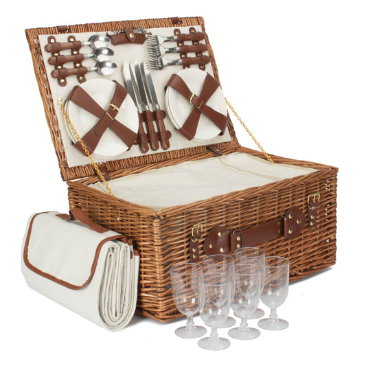 6 Person Classic Picnic Hamper