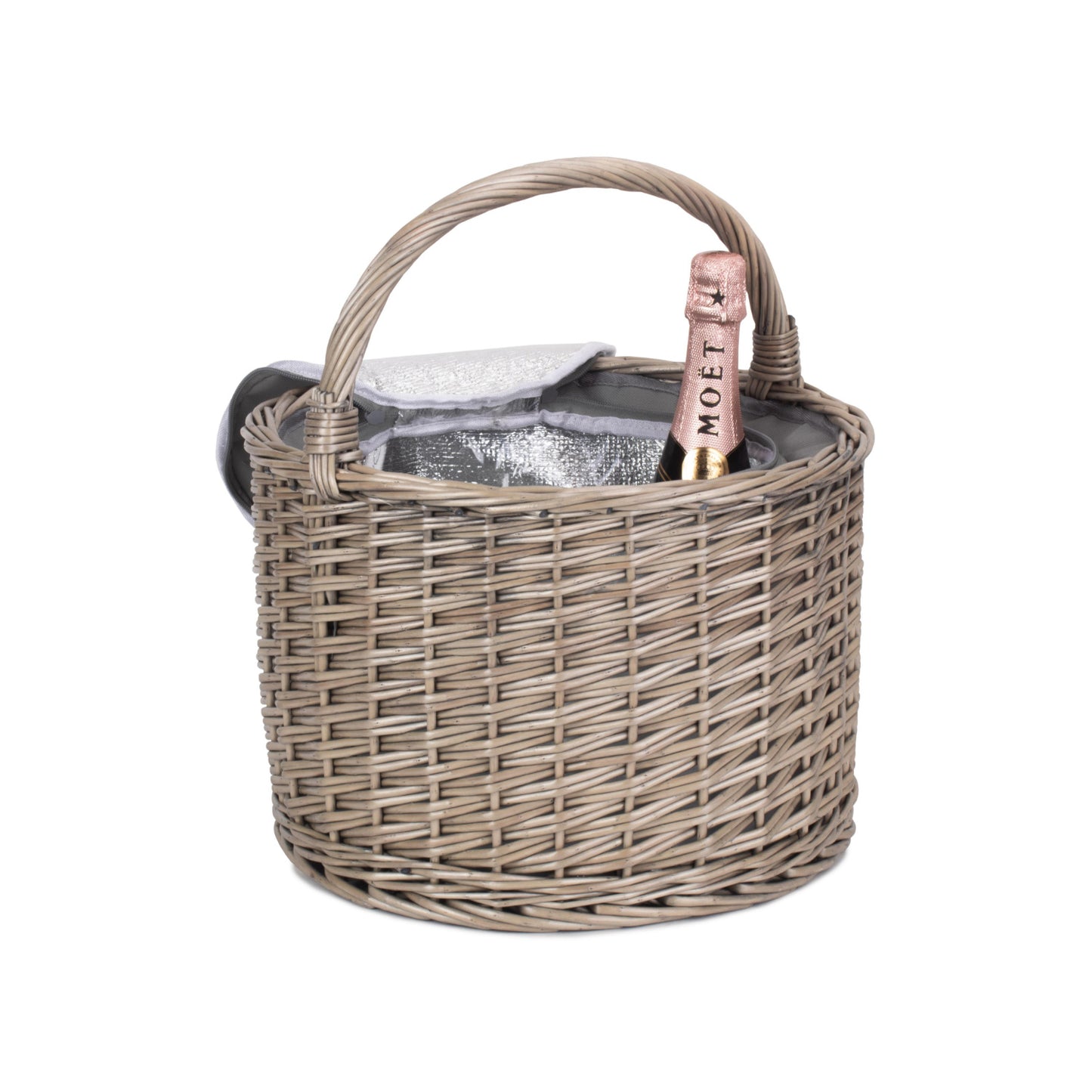 Round Grey Chiller Basket