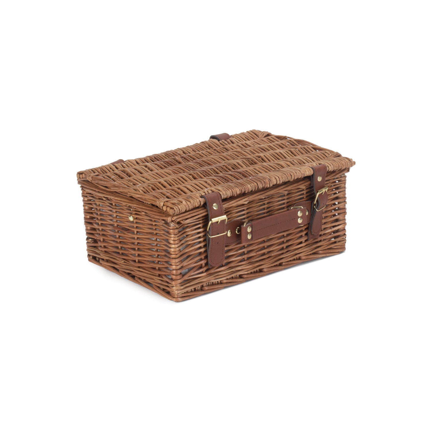 2 Person Green Tweed Classic Picnic Hamper