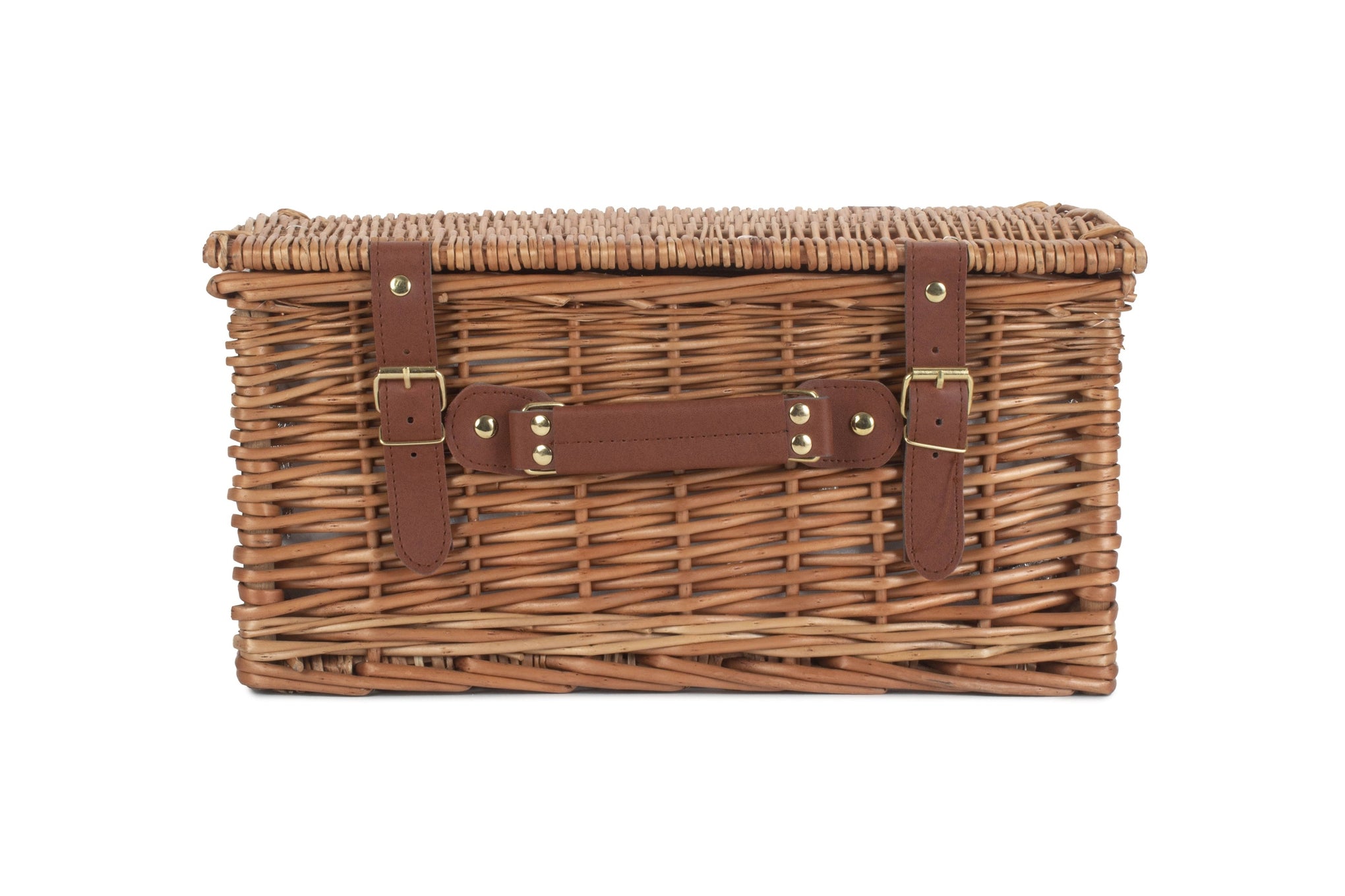 4 Person Green Tweed Classic Picnic Hamper